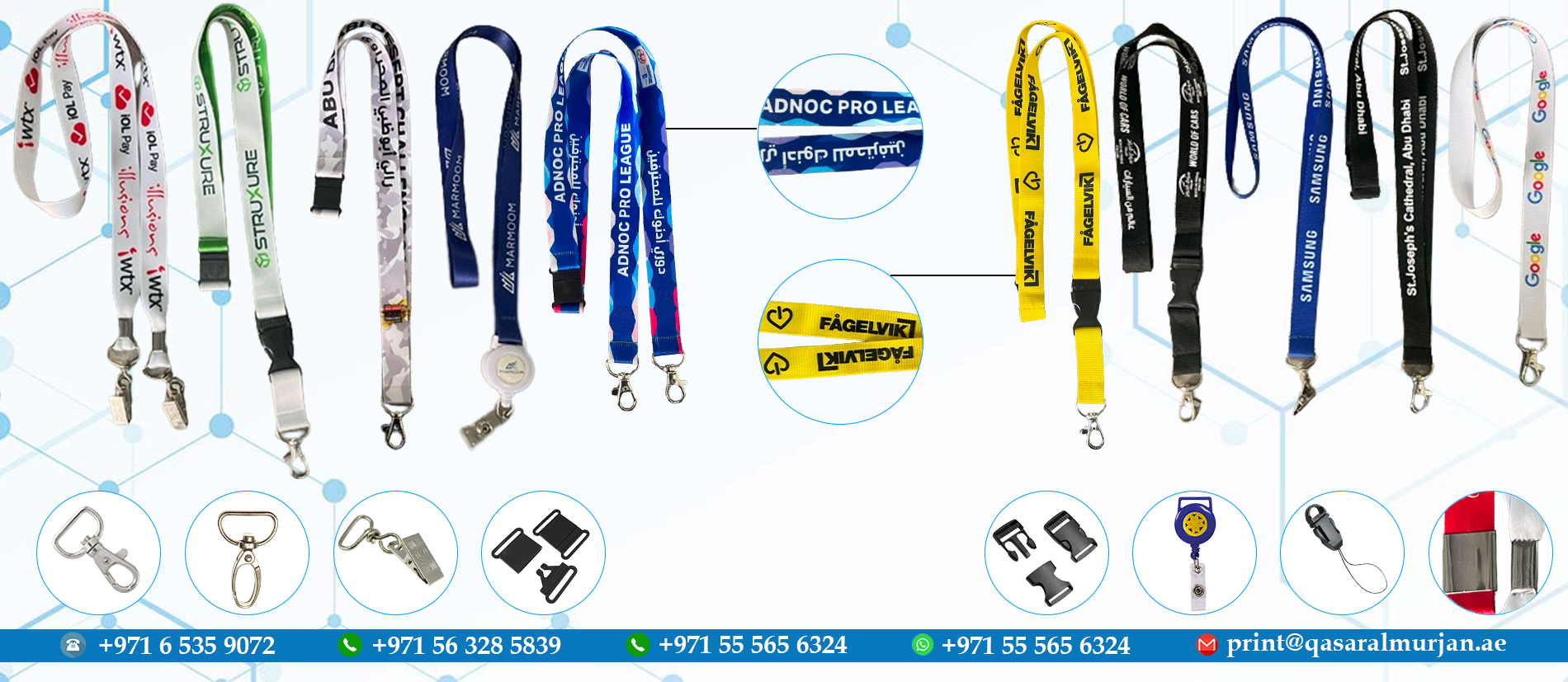 lanyard printing in dubai